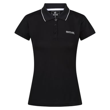 Regatta Womens/Ladies Maverick V Polo Shirt (Black)