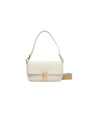 Bolso de mano Coccinelle C-Me Lock en cuero granulada