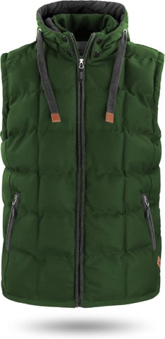 normani OUTDOOR SPORTS Chaleco acolchado de invierno para hombre Tropez
