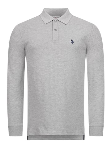 U.S. POLO ASSN Camisa de manga larga hecha de elastano de algodón