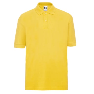 Russell Childrens/Kids Pique Polo Shirt (Yellow)