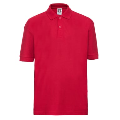 Russell Childrens/Kids Pique Polo Shirt (Classic Red)