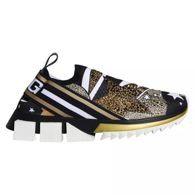 Zapatos Sorrento con estampado de estrellas de cometas multicolor de Dolce & Gabbana