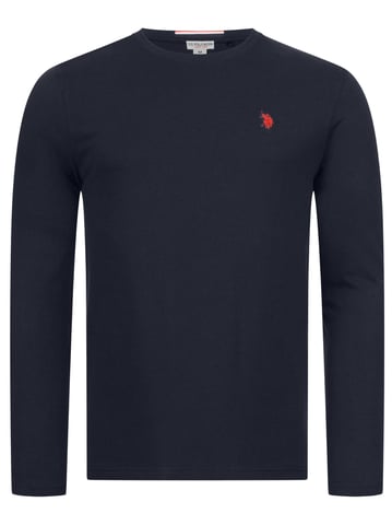 U.S. POLO ASSN. Camisa básica de manga larga 100% algodón