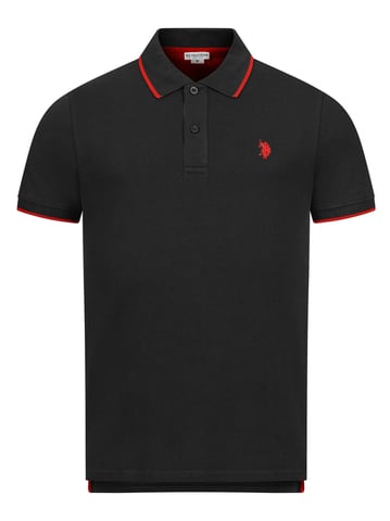 U.S. POLO ASSN. Camiseta Polo Clásica de Manga Corta de Algodón Elastano