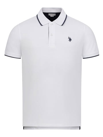 U.S. POLO ASSN. Camiseta Polo Clásica de Manga Corta de Algodón Elastano