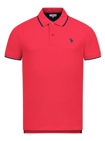 U.S. POLO ASSN. Camiseta Polo Clásica de Manga Corta de Algodón Elastano