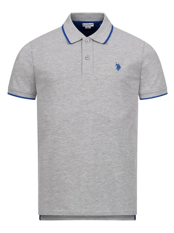 U.S. POLO ASSN. Camiseta Polo Clásica de Manga Corta de Algodón Elastano