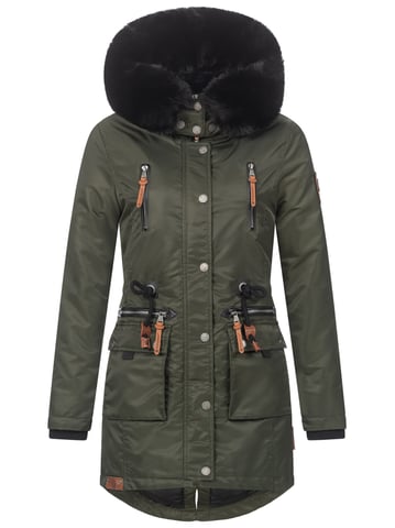 Navahoo Mangala Princess Damen Winterjacke B873 Grün Größe L - Gr. 40