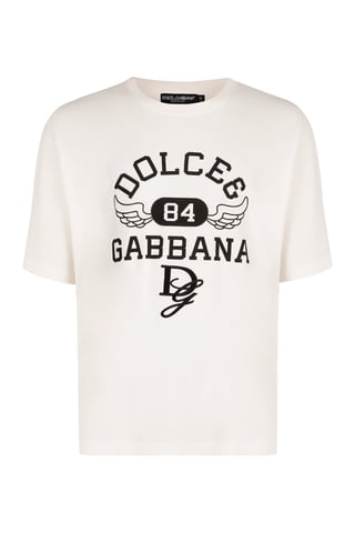 Camiseta de algodón con logo