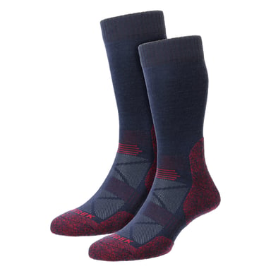 Calcetines de Trekking para Hombre de Lana con Amortiguación y Soporte para el Arco