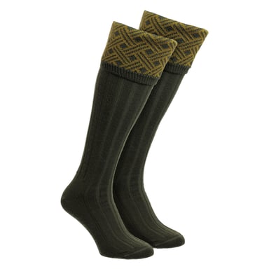 Calcetines de Merino para Hombre para Tiro Cálidos con Patrón Jacquard Campestre
