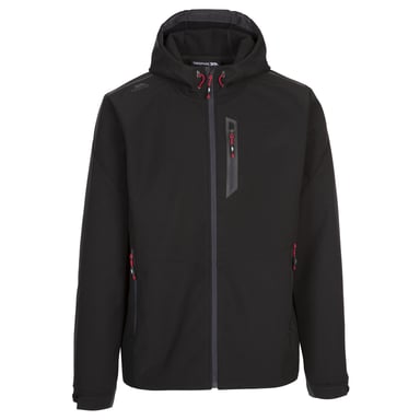 Trespass Mens Marlon Soft Shell Jacket (Black)