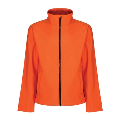 Regatta Mens Ablaze Printable Softshell Jacket (Magma Orange/Black)