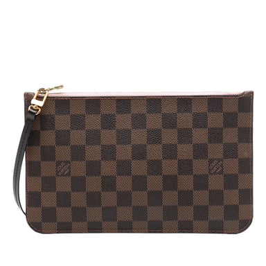 Bolso Neverfull Pouch Mm Damier Ebene de segunda mano