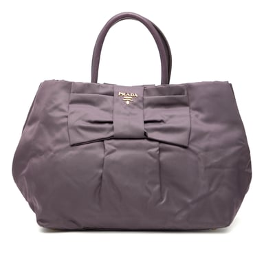 Bolso Tote Tessuto Fiocco de segunda mano
