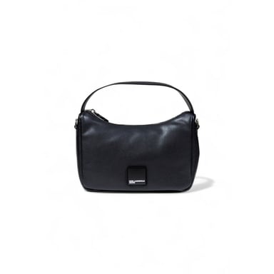 Bolso de mano de piel sintética negra Karl Lagerfeld