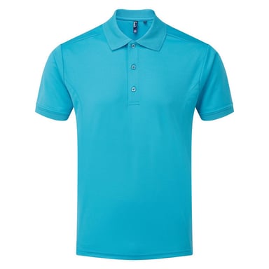 Premier Mens Coolchecker Polo Shirt (Turquoise)