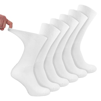 Paquete de 6 calcetos deportivos para hombres diabéticos | Calcetines cómodos transpirables sin compresión