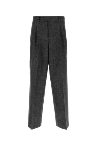 Pantalón de lana bicolor
