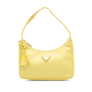 Bolso de hombro Mini Tessuto Re Edition 2000 de segunda mano