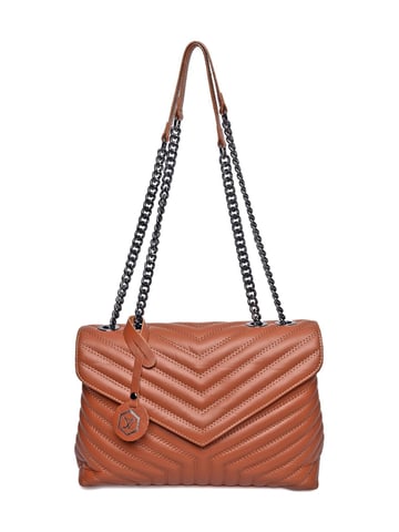 Luisa Vannini Brown Bolso de cuero