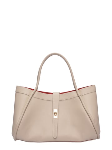 Luisa Vannini Beige Bolso de cuero