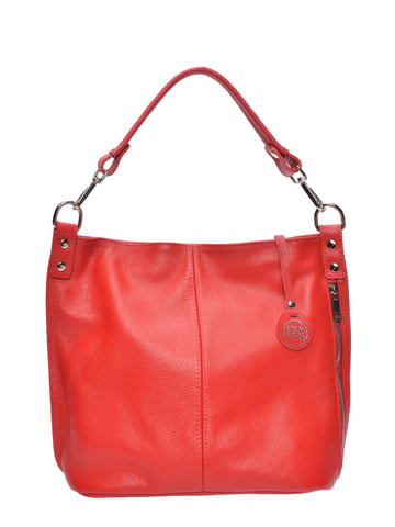 Roberta M Rojo Bolso de cuero