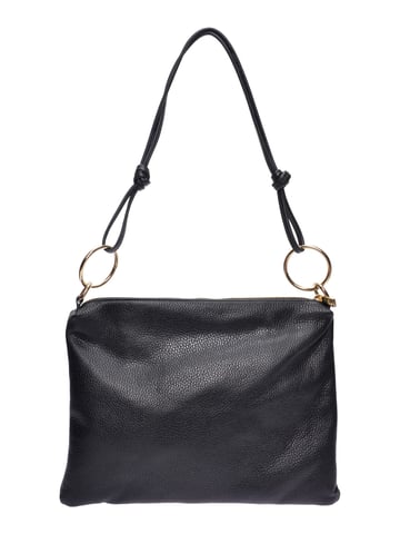 Luisa Vannini Negro Bolso de cuero