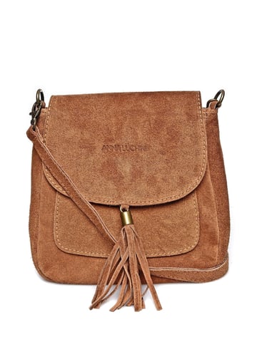Anna Luchini Brown Bolso de cuero