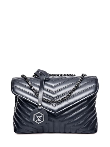 Luisa Vannini Negro Bolso de cuero
