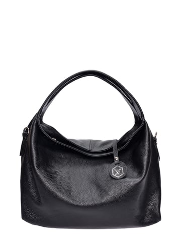 Luisa Vannini Negro Bolso de cuero