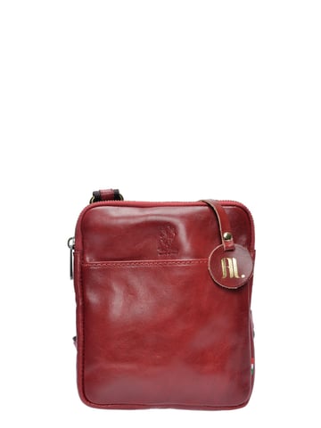 Anna Luchini Rojo Bolso de cuero