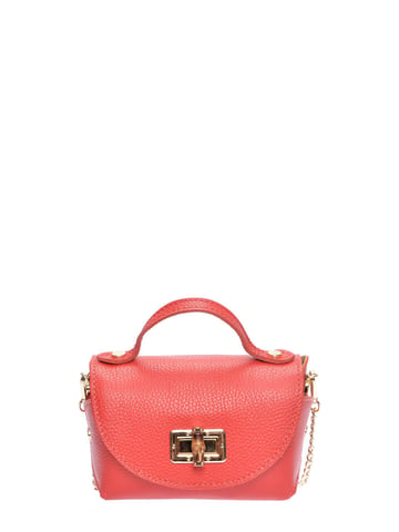 Anna Luchini Rojo Bolso de cuero