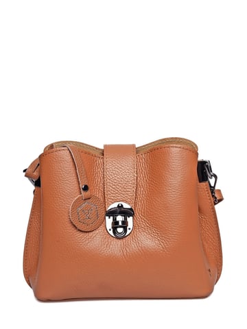 Luisa Vannini Brown Bolso de cuero