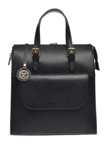 Luisa Vannini Negro Bolso de cuero