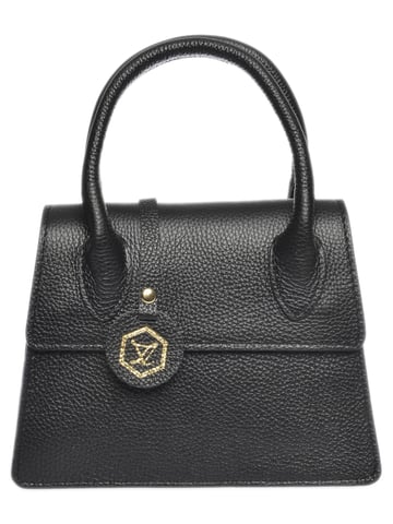 Luisa Vannini Negro Bolso de cuero