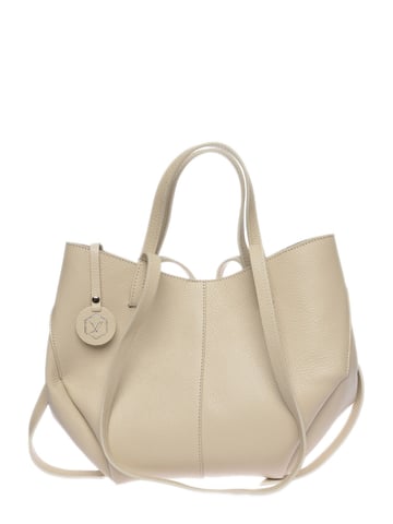 Luisa Vannini Beige Bolso de cuero