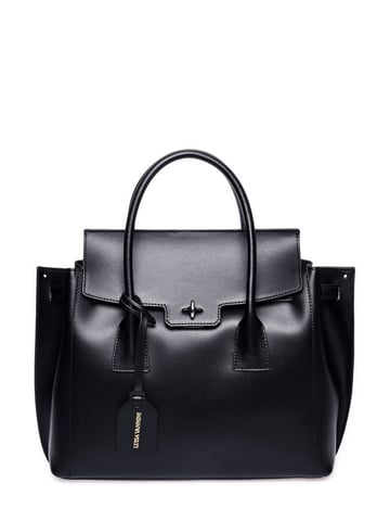 Luisa Vannini Negro Bolso de cuero