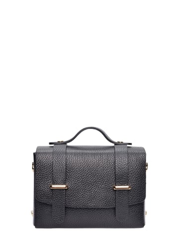 Luisa Vannini Negro Bolso de cuero