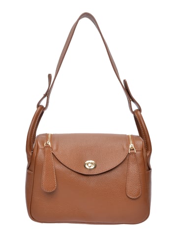 Luisa Vannini Brown Bolso de cuero