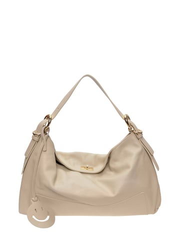 Luisa Vannini Beige Bolso de cuero