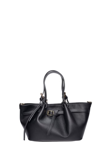 Luisa Vannini Negro Bolso de cuero