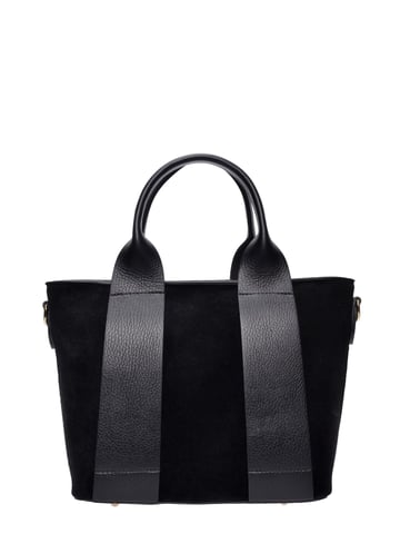Luisa Vannini Negro Bolso de cuero