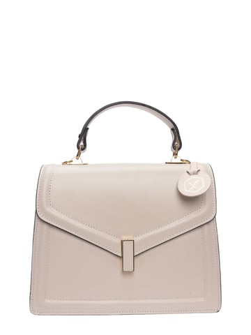 Luisa Vannini Beige Bolso de cuero