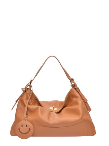 Luisa Vannini Brown Bolso de cuero