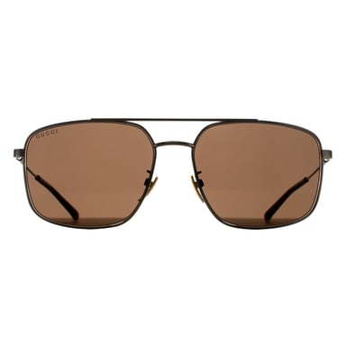 Gucci Cuadrado Hombre Oro Marrón GG2096SA