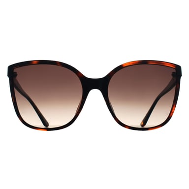 Guess Cat Eye Womens Dark Havana Brown Gradient GU00144