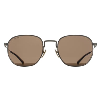 Gucci Cuadrado Hombre Oro Gris GG2095S