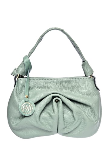 Roberta M Verde Bolso de cuero